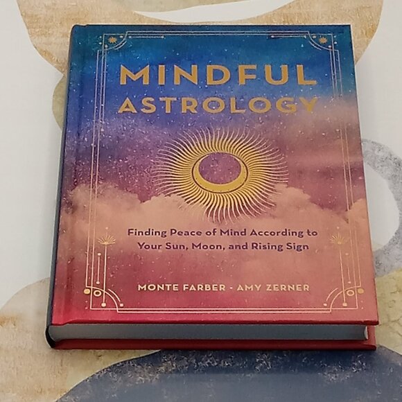 Mindful ASTROLOGY COSMIC Guide Book ZODIAC Sun Moon Stars Self-Knowledge - Picture 1 of 13